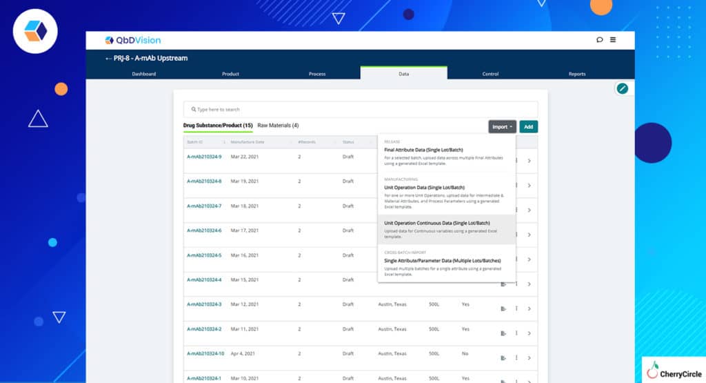 QbDVision's Latest Software Updates for CMC