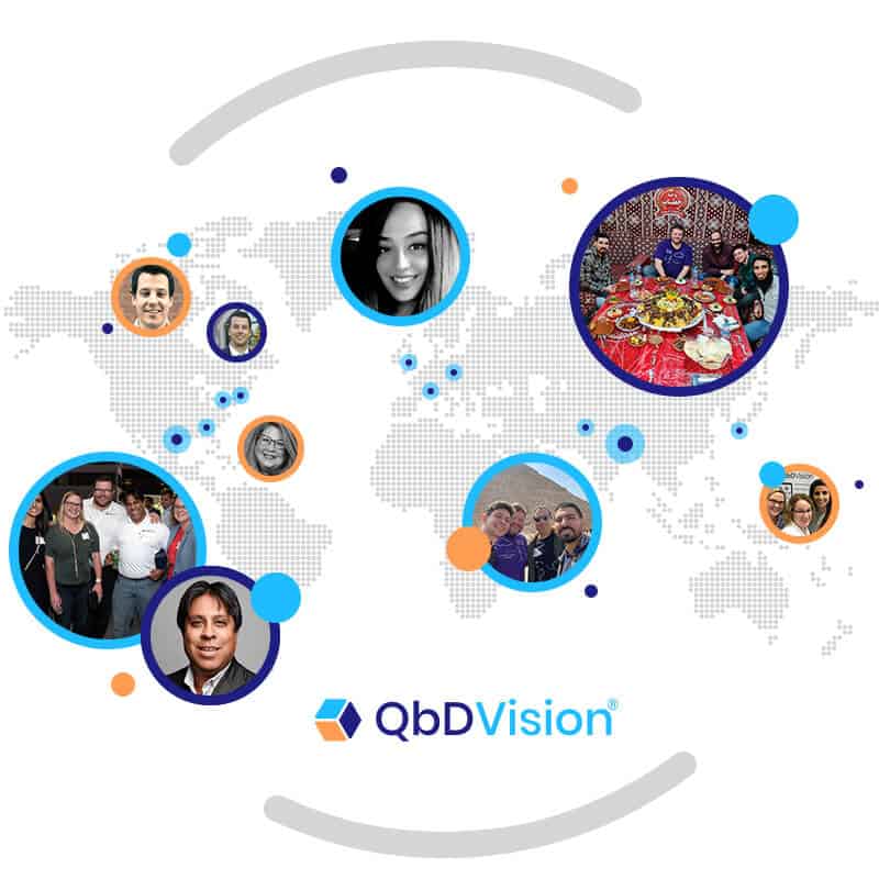 Our global team at QbDVision